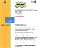 Tablet Screenshot of cotesa.biz